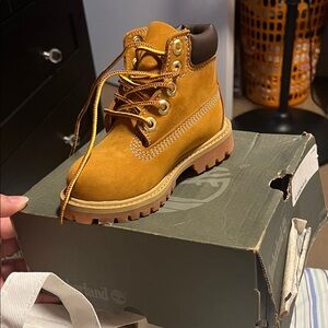 Timberland Kids Brown Lace-Up Boots